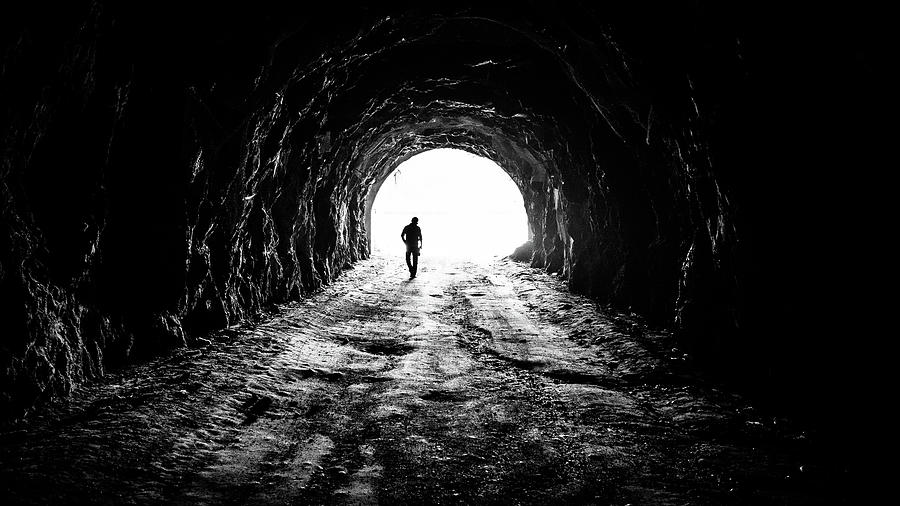 Exploring - Vidraru, Romania - Black and white street photography Photograph by Giuseppe Milo