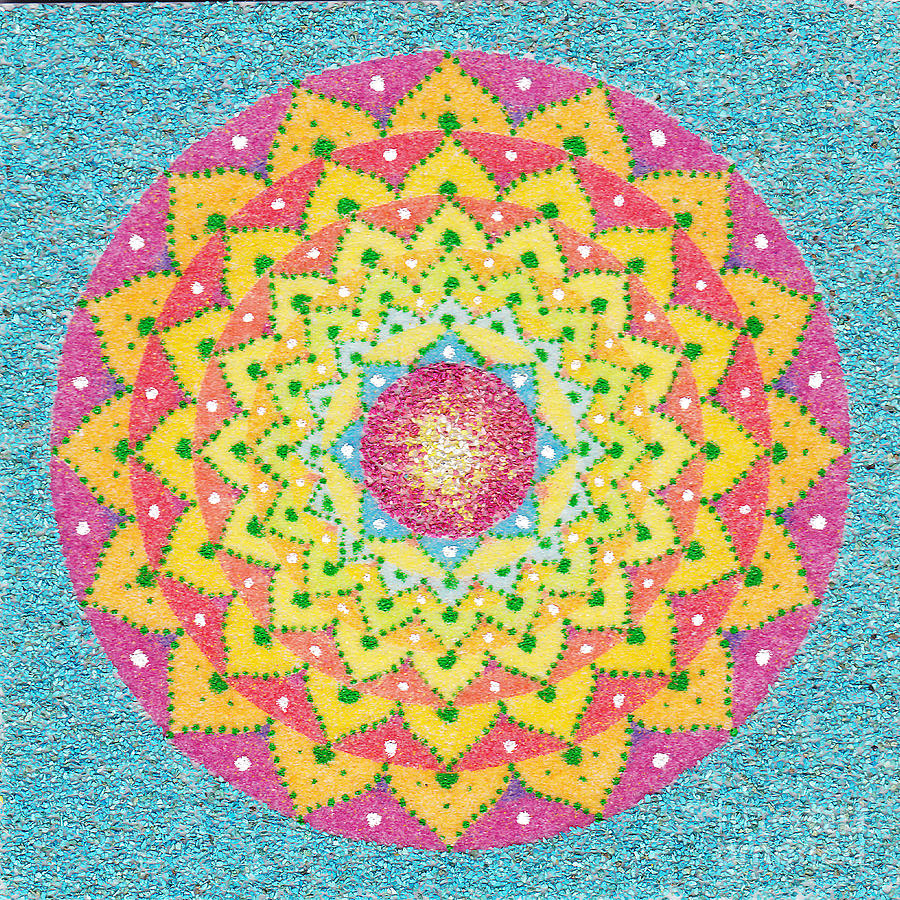 Mandala Painting - Explosion by Nobuaki Suzuki