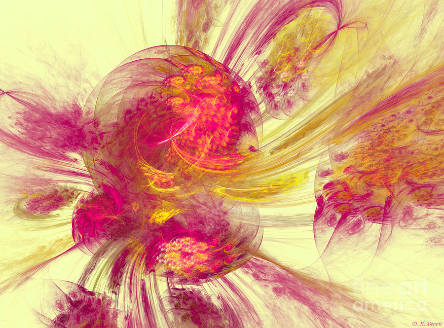 Explosion Of Color Digital Art by Deborah Benoit