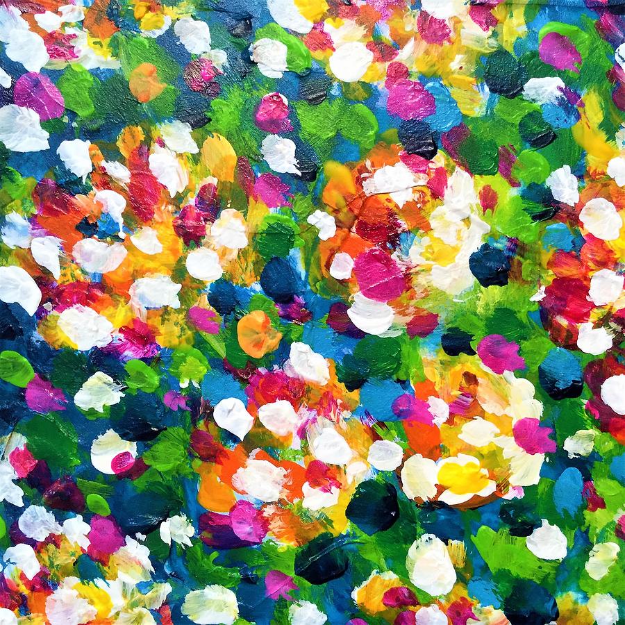 Explosion of Colors Painting by Cristina Stefan