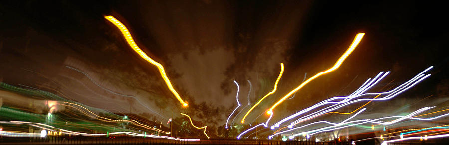 Explosion Of Lights Photograph by Gary Brandes
