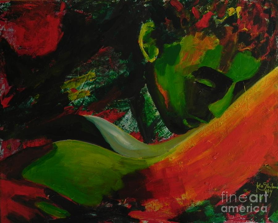 Explosion of the Elements 5 Painting by Jolanta Shiloni