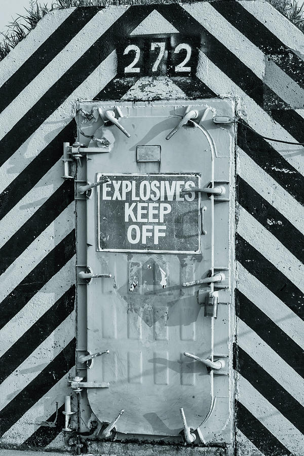 Explosive door Photograph by Jason Hughes