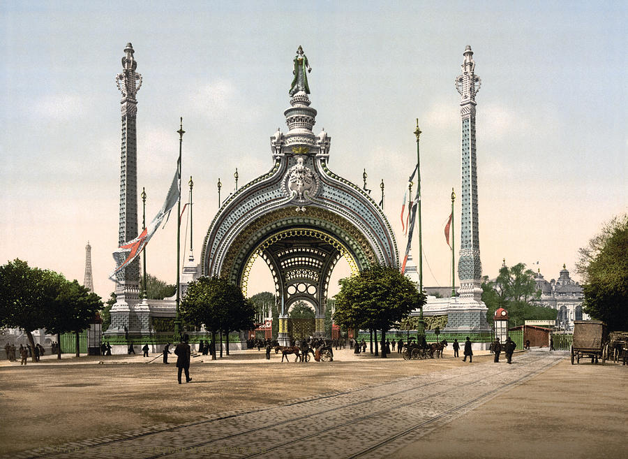 Exposition Universelle Grand Entrance - Paris - 1900 Photograph by War Is Hell Store