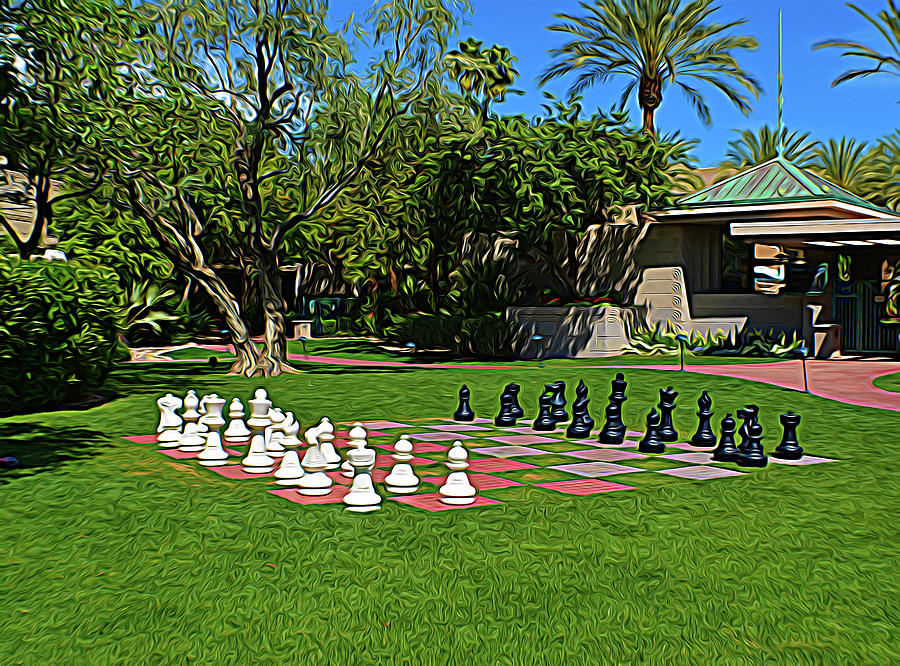 Expressionalism Chess at the Biltmore Photograph by Aimee L Maher ALM GALLERY