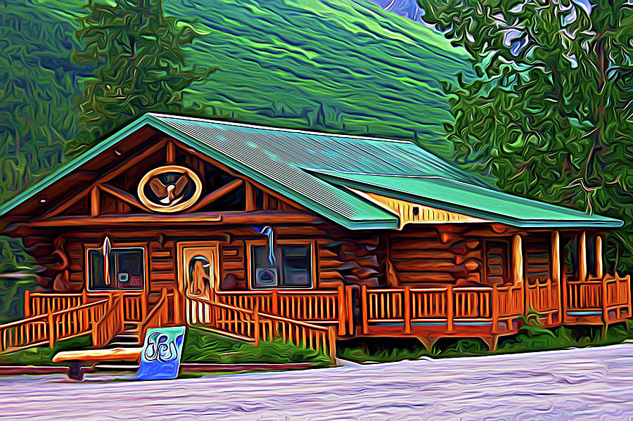 Expressionalism Summit Lake Lodge Alaska 2 Photograph by Aimee L Maher ALM GALLERY