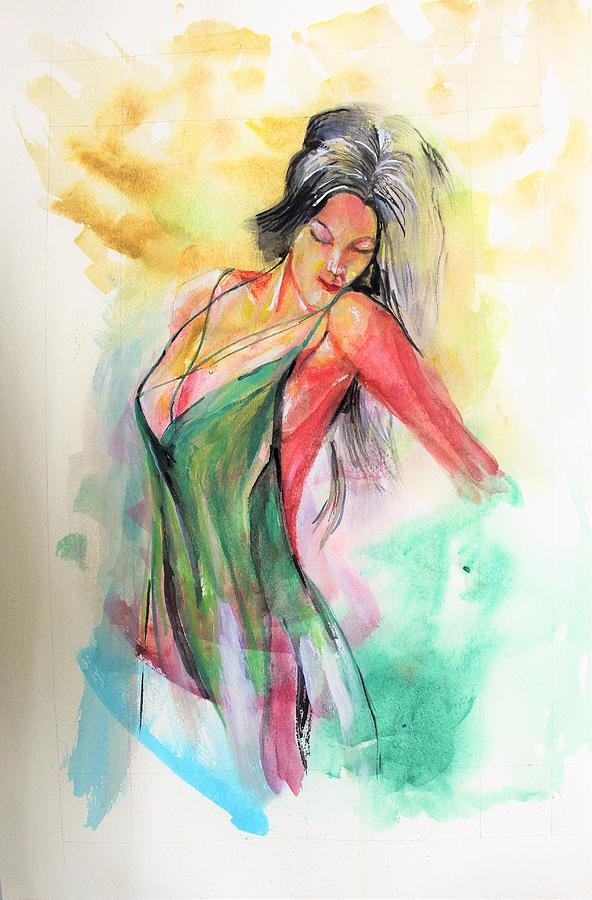 Expressions Painting by Khalid Saeed