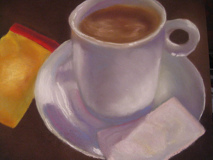 Expresso with Cream and Sugar Painting by Constance Gehring