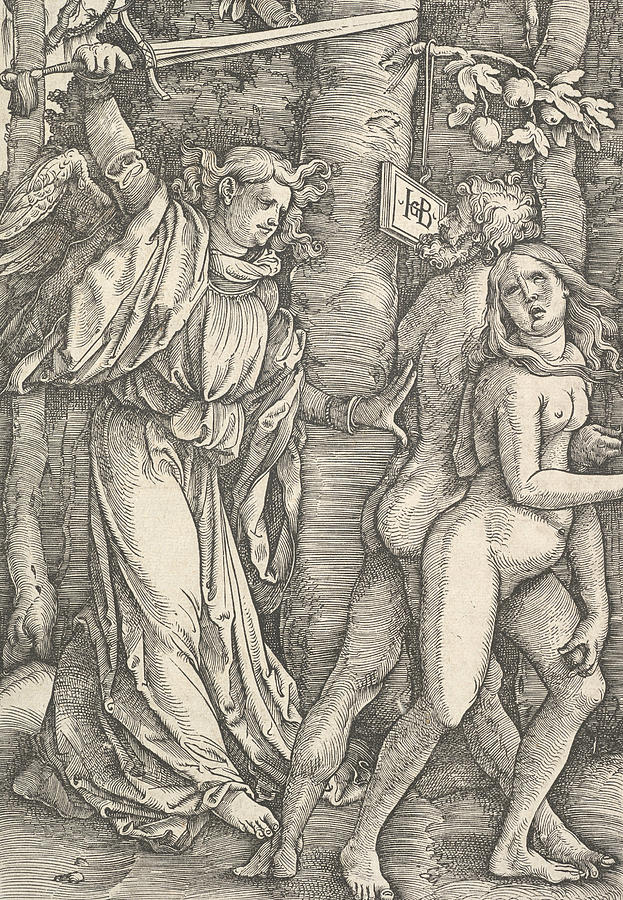 Expulsion from Paradise Relief by Hans Baldung Grien