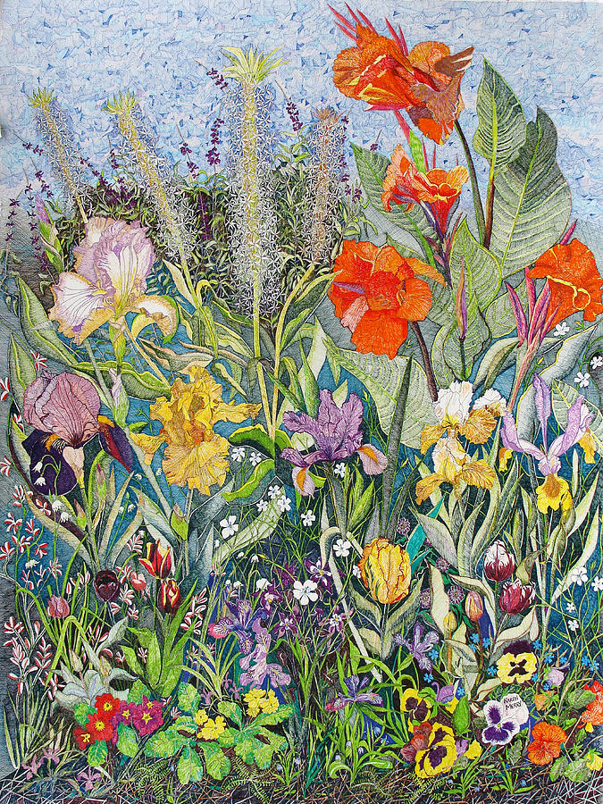 Exquisite Flowers Painting by Karen Merry