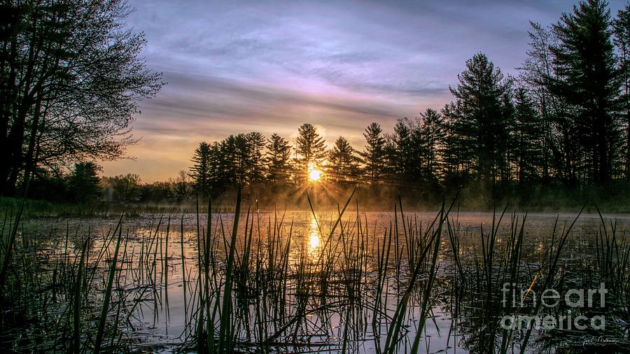 Exquisite Sunrise on the Androscoggin River 2 Photograph by Jan Mulherin