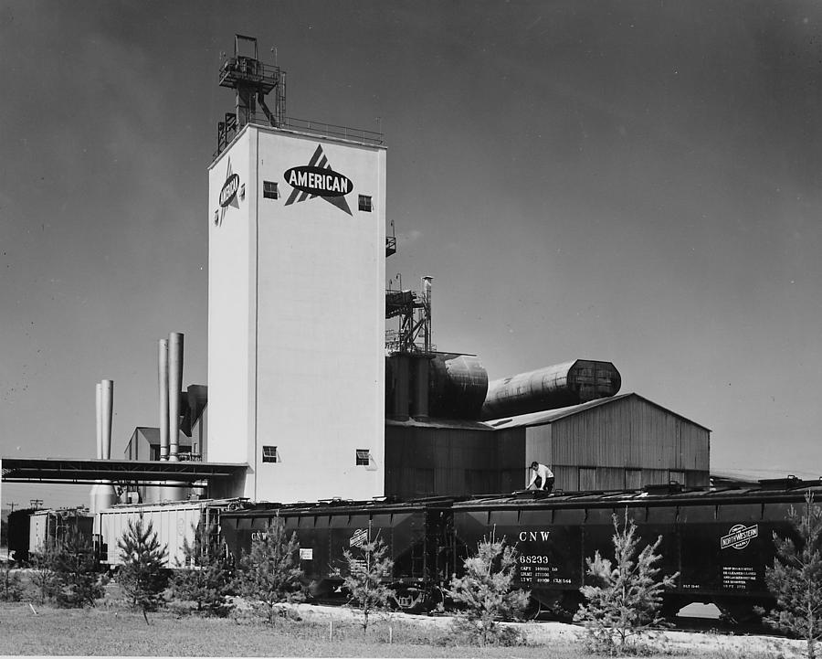 Exterior Shot of American Plant Photograph by Chicago and North Western Historical Society