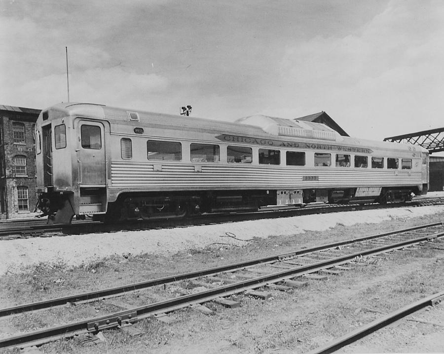 Exterior Shot of Chicago and North Western Passengere Car Photograph by Chicago and North Western Historical Society