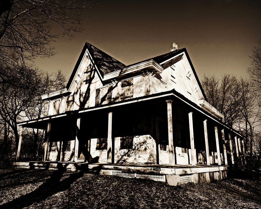 Architecture Photograph - Exton Witch House by Dark Whimsy