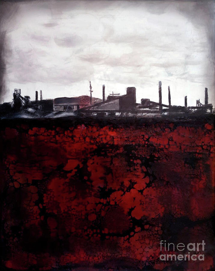 Extract of Industry Painting by Anita Thomas