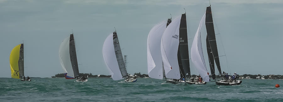 Extreme 2 Leads the Fleet Photograph by Steven Lapkin