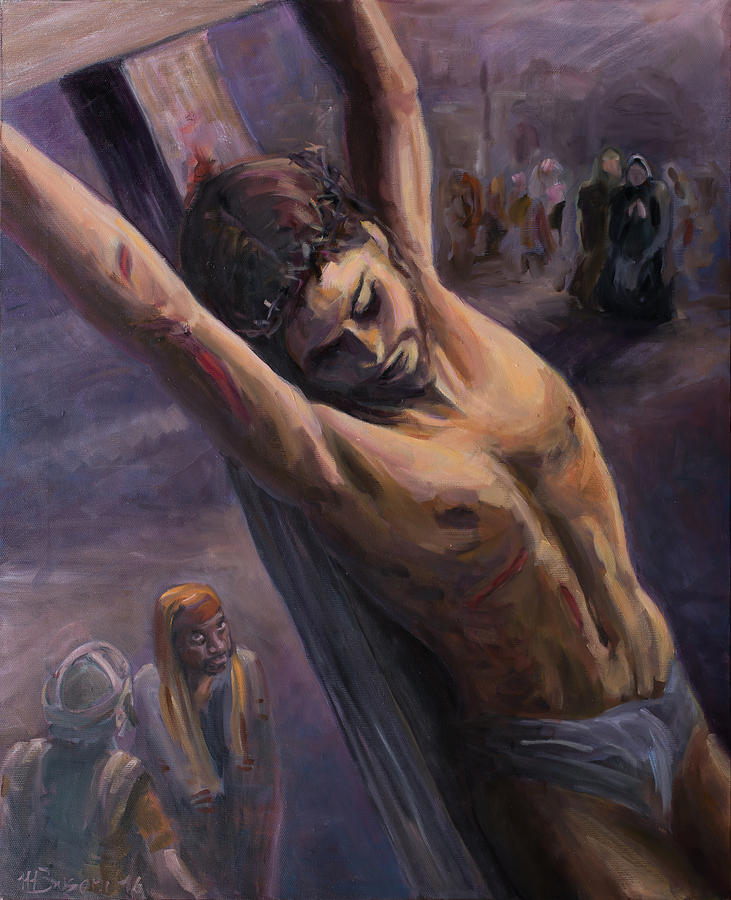 Jesus Christ Painting - Extreme Sacrifice by Marco Busoni
