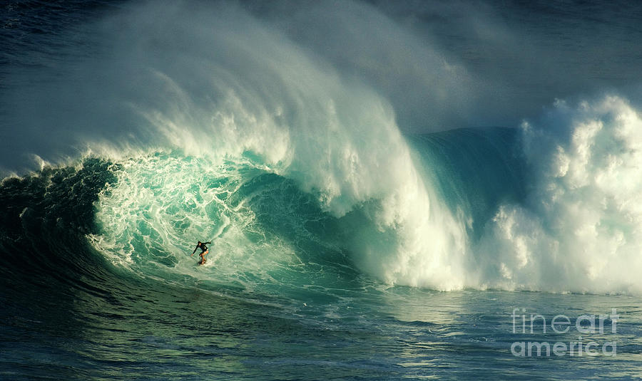 Extreme Surfing Hawaii 2 Photograph by Bob Christopher