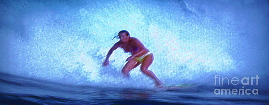 Extreme Surfing of Woman Photograph by Stanley Morganstein