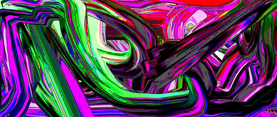 Extruded RG Digital Art by Phillip Mossbarger