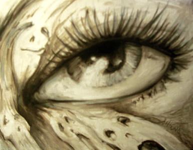 Eye Painting by Athena Wrightson