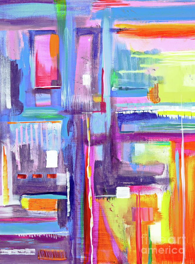 Vibrant Painting - Eye Dropper by Priscilla Batzell Expressionist Art Studio Gallery Vibrant Painting - Eye Dropper by Priscilla Batzell Expressionist Art Studio Gallery