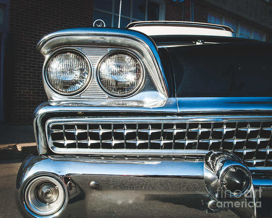 Eye of A Ford Fairlane Photograph by Sonja Quintero