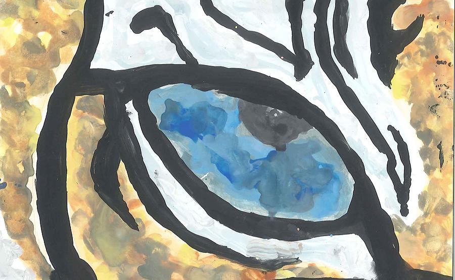 Tiger Painting - Look Into the Eyes by Samantha Bulechek
