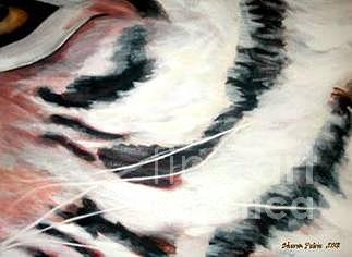 Eye of A Tiger  Painting by Sheron Petrie