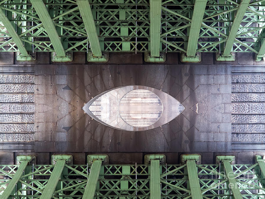 Eye of Bridge - Under the Bridge Photograph by Michal Boubin