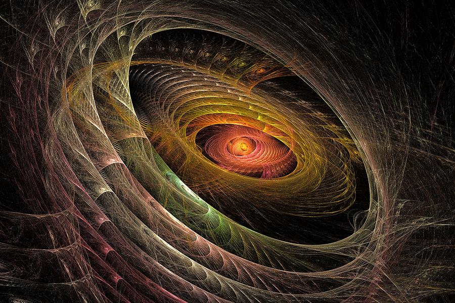 Space Digital Art - Eye of Gaia by Doug Morgan