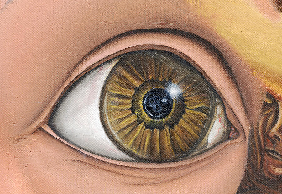 Eye of Pain Painting by Karen Musick