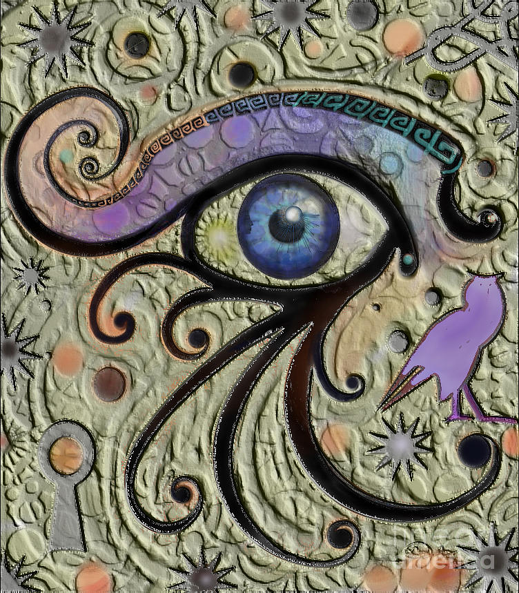 Eye of Ra Digital Art by Carol Jacobs