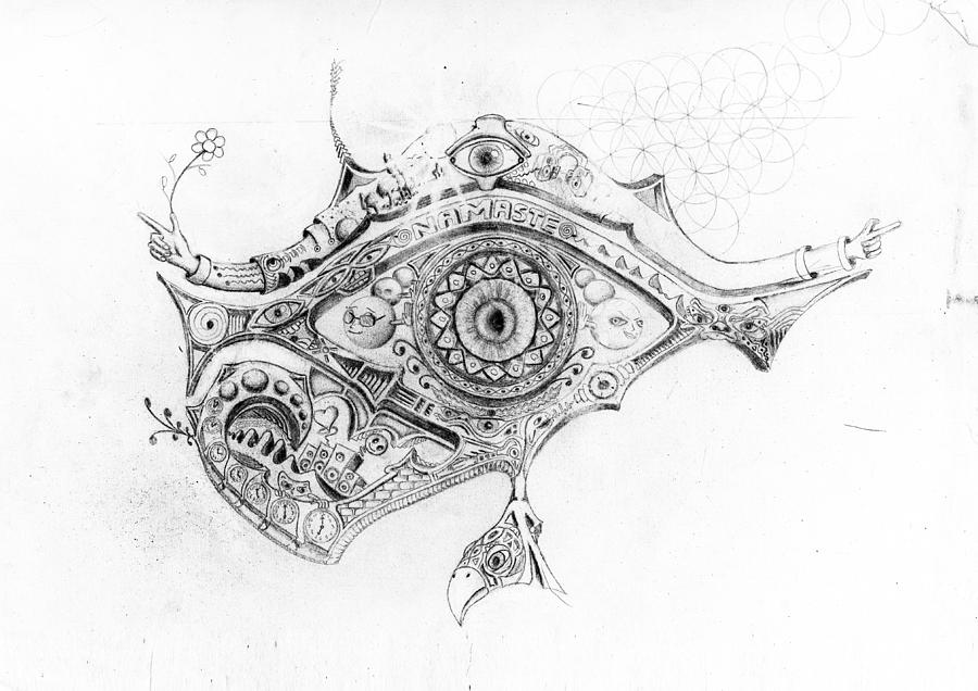 biomechanical eye drawings
