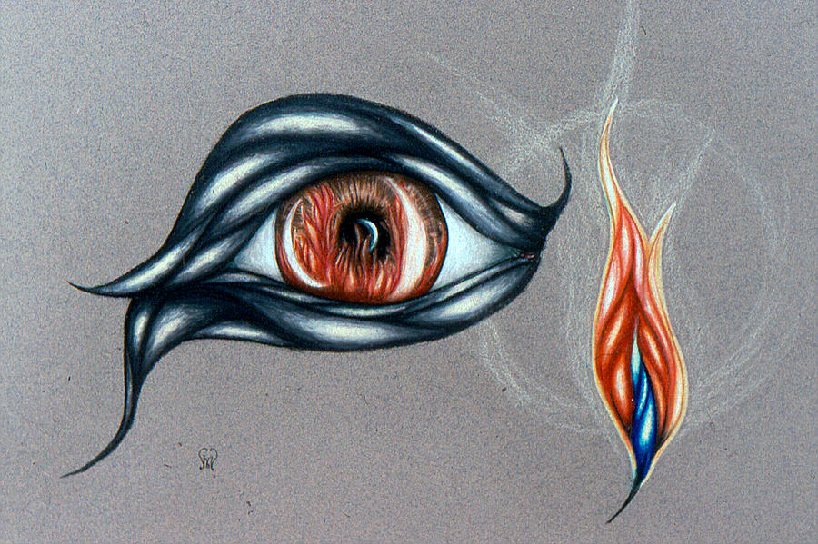 Eye of the Beholder Drawing by Karen Musick