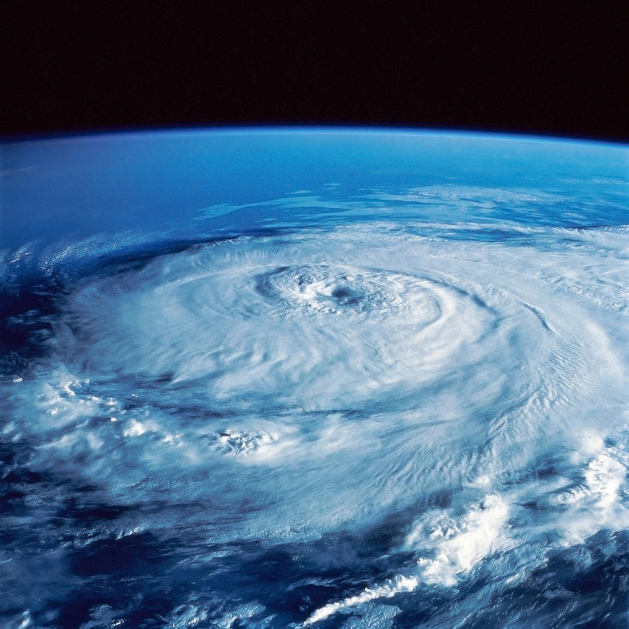 Space Photograph - Eye Of The Hurricane by Stocktrek Images
