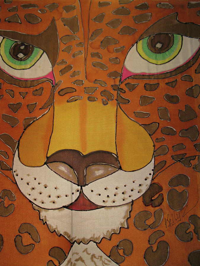 Eye of the Jaguar Painting by Kelly Smith