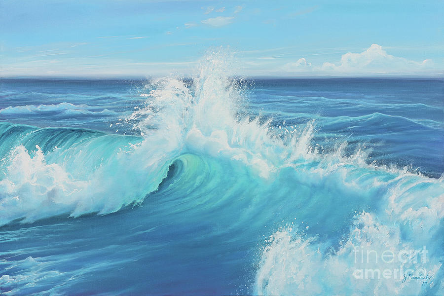 Eye of the Ocean Painting by Joe Mandrick
