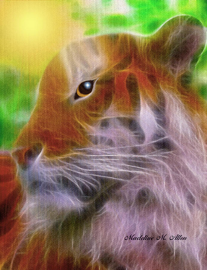 Eye Of The Tiger Digital Art by Madeline  Allen - SmudgeArt