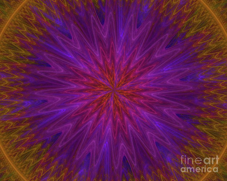 Abstract Digital Art - Eye of the Universe by Esoterica Art Agency
