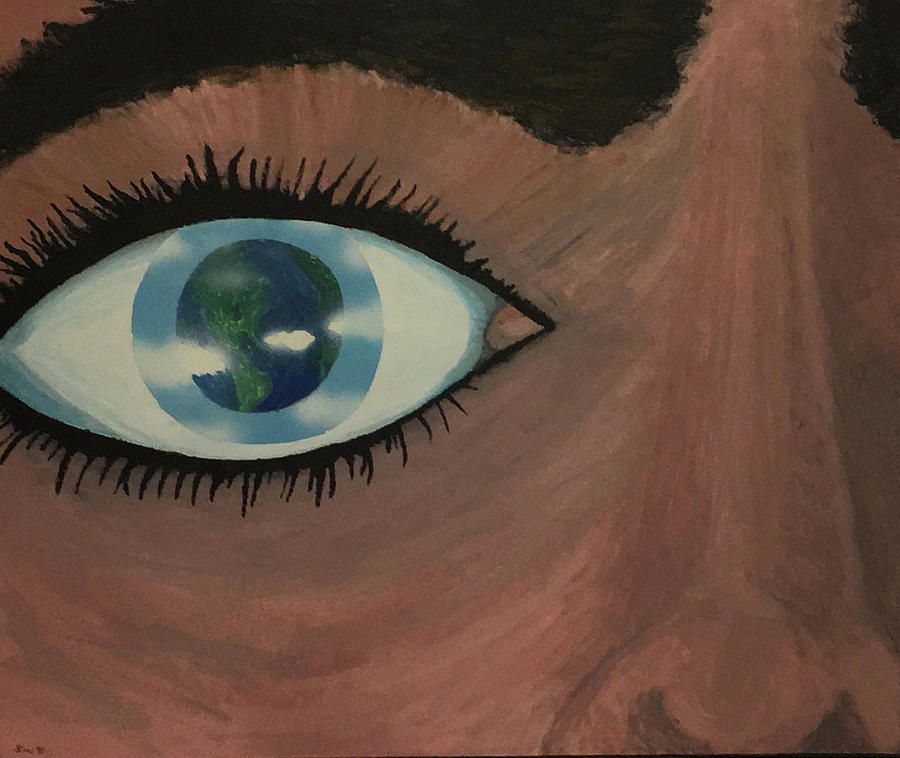 Surrealism Painting - Eye of the World by Thomas Blood