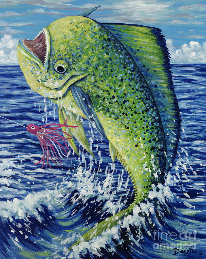 Eye on the Prize Painting by Danielle Perry