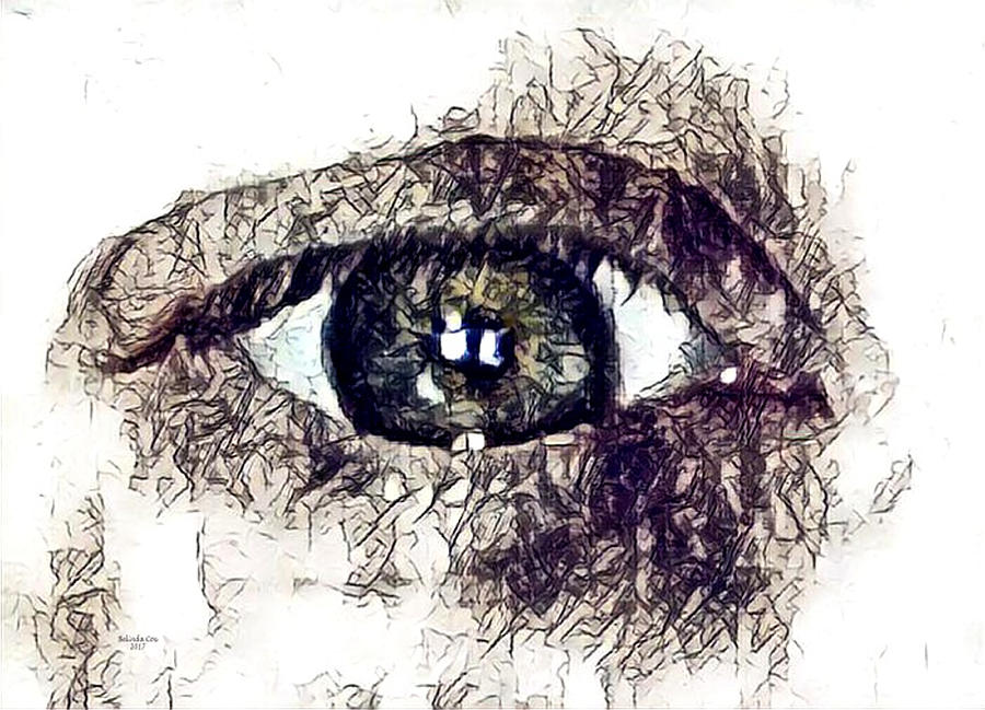 Eye Painting Digital Art by Artful Oasis
