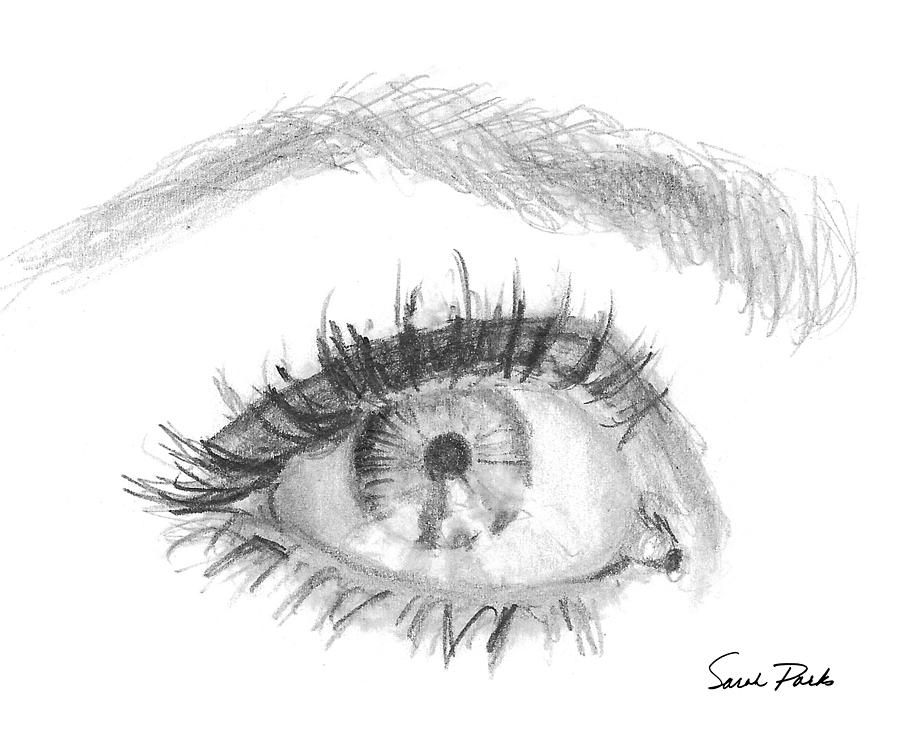 Eye Drawing by Sarah Parks