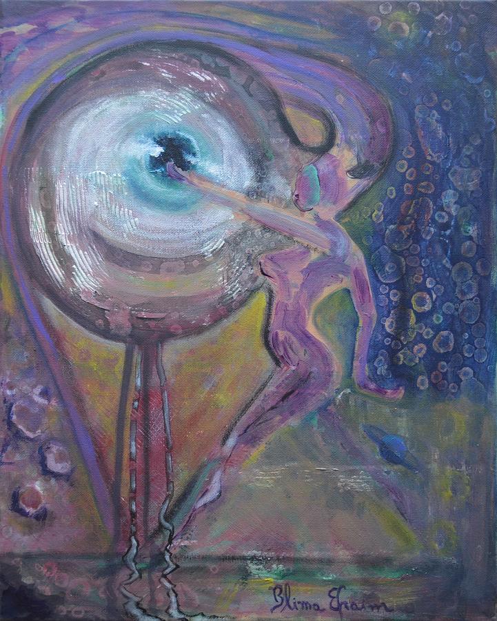 Eye See U Painting by Blima Efraim