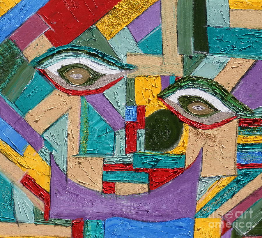 Eye To Eye To Eye Painting by Dawn Hough Sebaugh