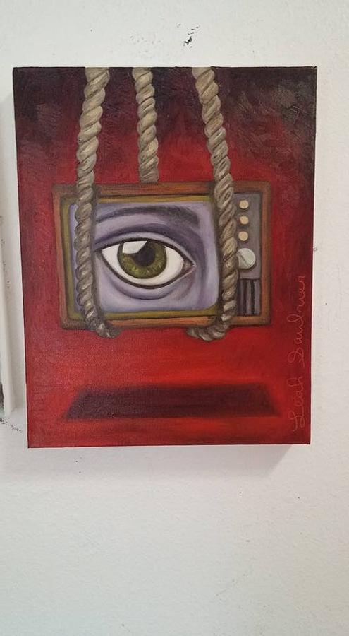Eye Witness 2 wip Painting by Leah Saulnier The Painting Maniac