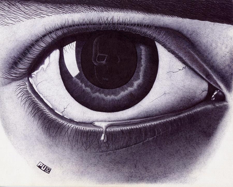 Eye Drawing by Yuri Peress