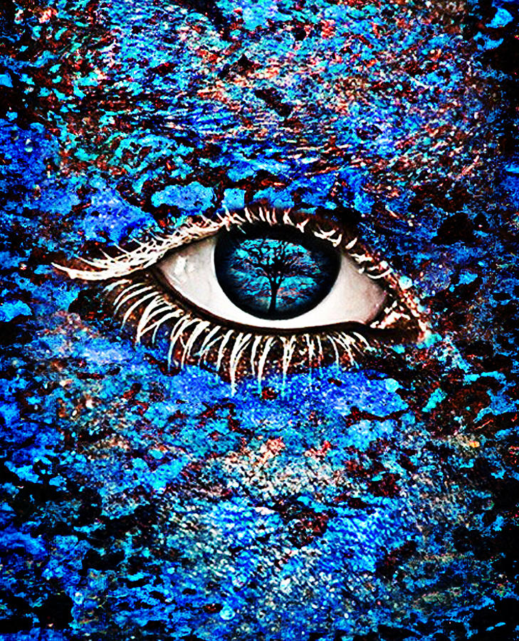 Human Eye Photograph - Eyelash  by Yosi Cupano