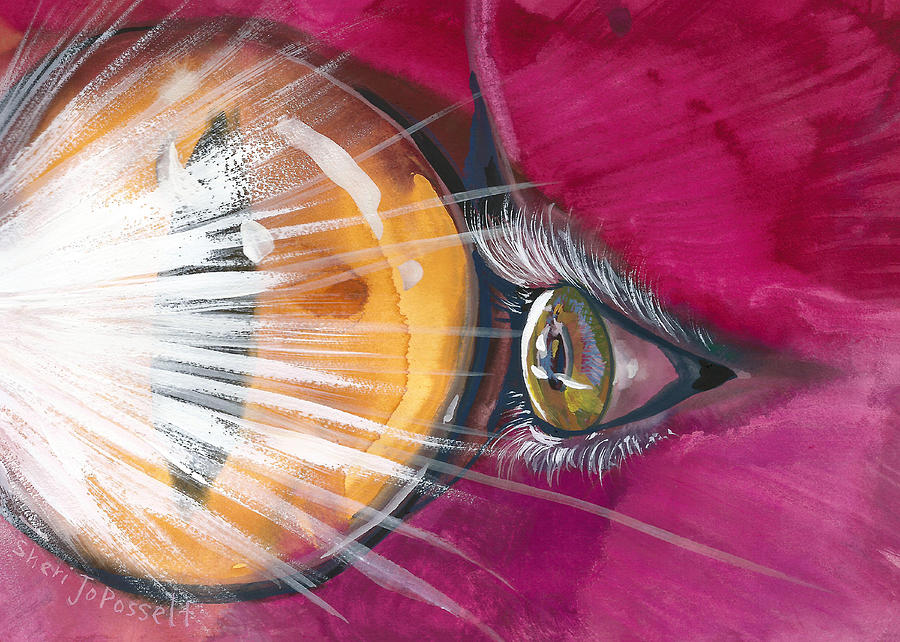 Eyelights Painting by Sheri Jo Posselt